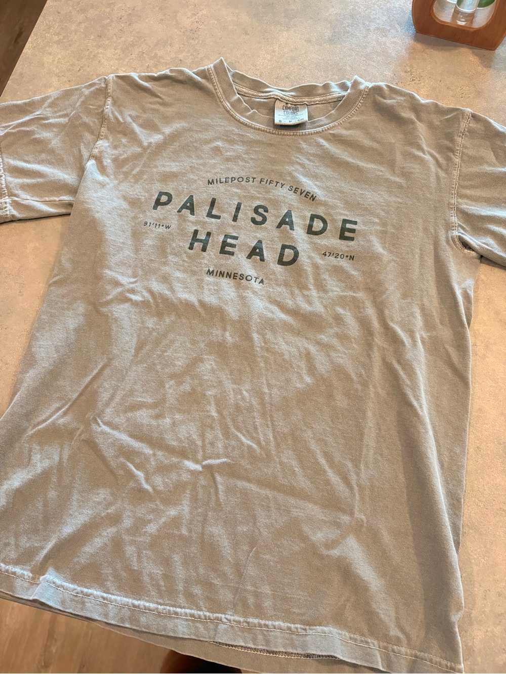 Palisade Head Minnesota Graphic Tee - Taupe